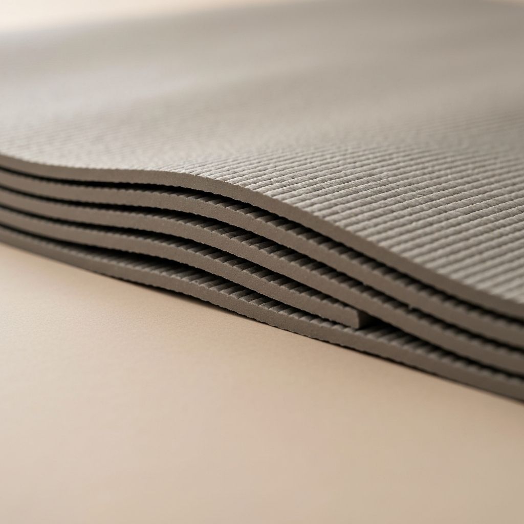 Materialstruktur einer Yogamatte
